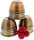 Becherspiel Legend aus Kupfer (Antik-Look)