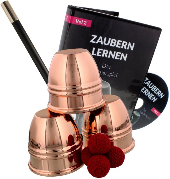 Becherspiel-Set - Profi - mit Legend-Becher (hochglanzpoliert)