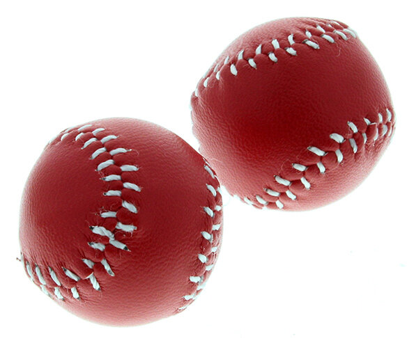 Mini-Baseball Set für Chop Cup - Rot