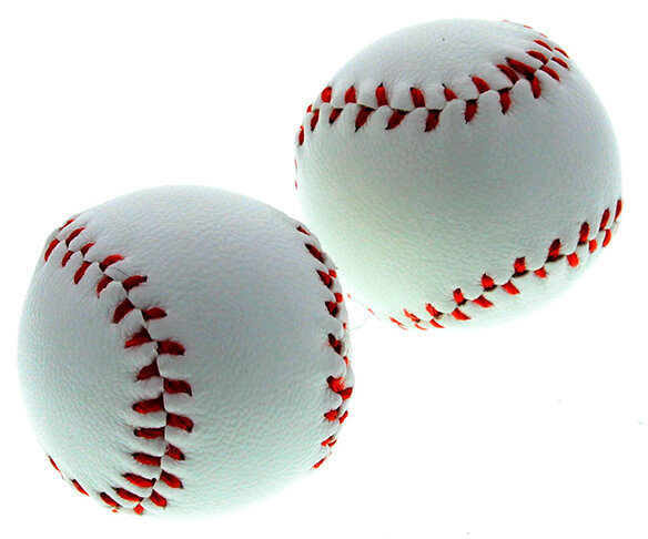 Mini-Baseball Set für Chop Cup - Weiss (XL)