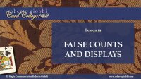 Card College 1&2 Einzelkapitel - Download Kapitel 19 - False Counts and Displays